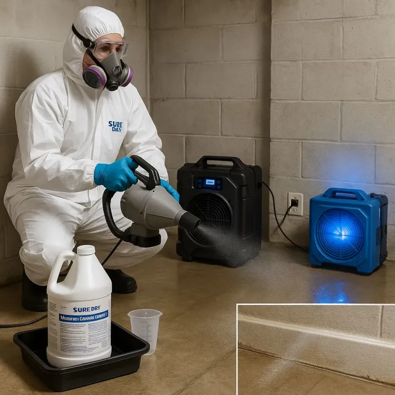 Sanitization and Odor Removal process in Jasmine Estates, FL